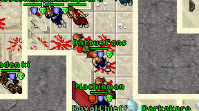 Battus Fans on screen