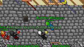 Waffle Whipper on screen