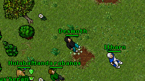 Desmoth on screen