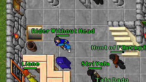 Rider Without Head on screen