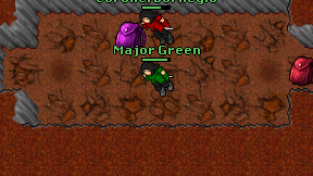 Major Green on screen