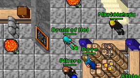 Druid of Hel on screen