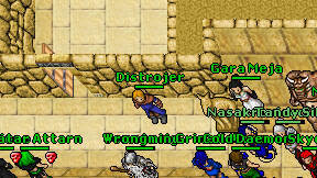Gara Meja on screen