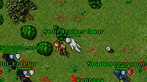 Swordtalker Omar on screen