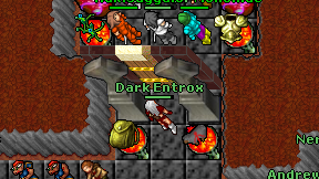 Dark Entrox on screen