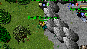 Evull'Destroyer on screen