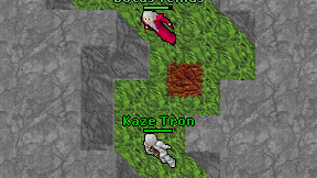 Kaze Tron on screen