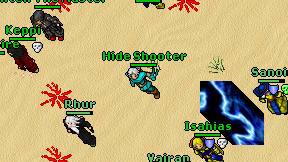 Hide Shooter on screen