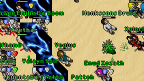 Vegius on screen