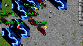 Hedos on screen