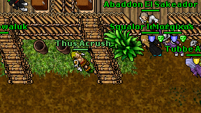 Thus Acrush on screen