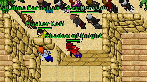 Shadow of Knight on screen