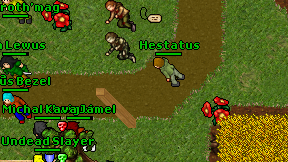 Hestatus on screen