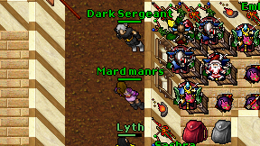 Dark Sergeant on screen