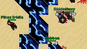 Pikoz Iridia on screen