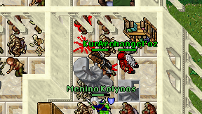 Kunai oz on screen