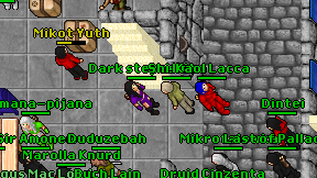 Dark stepaside on screen