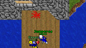 Jumperos on screen