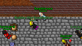 Bubby the Dominater on screen