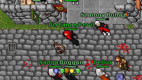 Distance Devil on screen