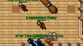 Legendary Runy on screen