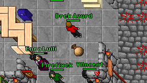Drek Azurd on screen
