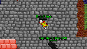 Dim Floe on screen
