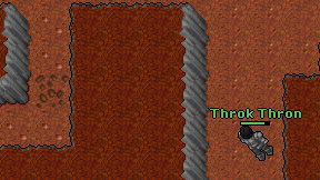 Throk Thron on screen