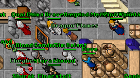 Dragon'Flames on screen