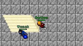 Detion on screen