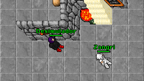 Desimulador on screen