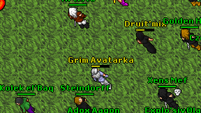 Grim Avatarka on screen
