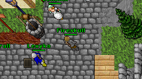Fireskull on screen