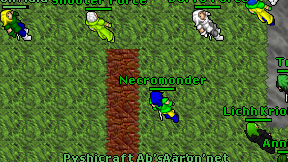 Necromonder on screen