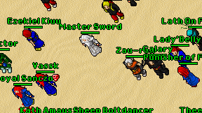 Master Sword on screen