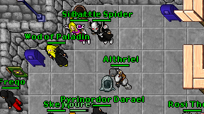 Battle Spider on screen