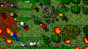 Thug knight on screen