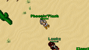 Phoenix'Flash on screen