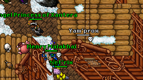 Yam'prox on screen