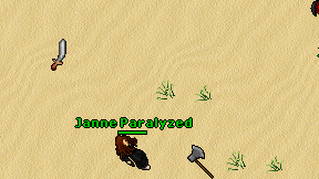 Janne Paralyzed on screen