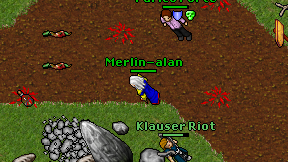 Merlin-alan on screen