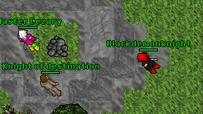 Blackdemonknight on screen