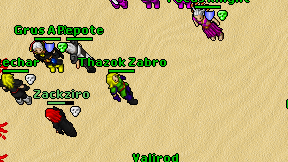 Thazok Zabro on screen