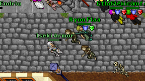 Iseki Armor on screen