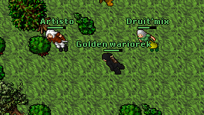 Golden wariorek on screen