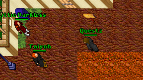 Questz on screen