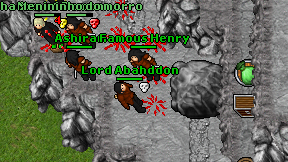 Lord Abahddon on screen