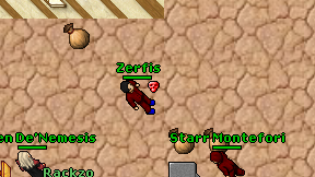 Zerfis on screen
