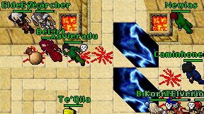 Eye archer on screen
