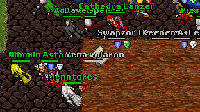 Vena volaron on screen